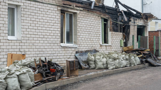 Professional Soot Cleanup technician working in Cooksville, MD